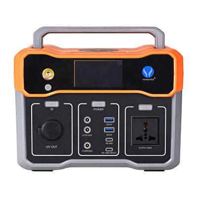 China 500W 518.4Wh DC Output 110V 220V Solar Outdoor Power Bank Cordless Charging AC Lithium Battery Portable Backup Power Station for sale