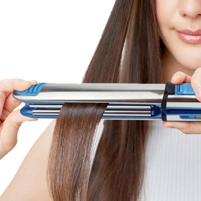 China Hot Hair Straightener Homeuse Straightener Hair Car Comb Flat Iron 2 in 1 Hair Curler Straightener for sale