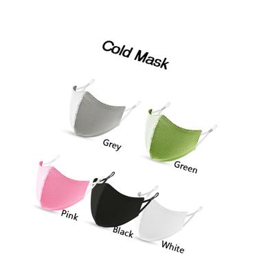 China Ice Eco-Friendly Facemask Reusable Washable Thin Cool Silk Logo Sunscreen Sports Custom Party Made To Order Fashion Exercise And Fitness Face Mask for sale