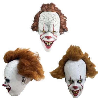 China Wholesale 2021 Eco-Friendly Halloween Horror Clown Mask Halloween Latex Mask For Party for sale