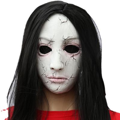 China 2021 New Arrival Eco-friendly Scary Masks For Sale Halloween Masquerade Party Decoration Horror Woman Mask for sale