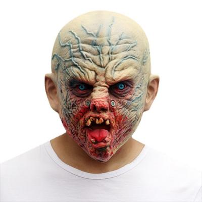 China Eco-friendly Latex Horror Costume Accessories Halloween Factory Scary Masks For Masquerade for sale