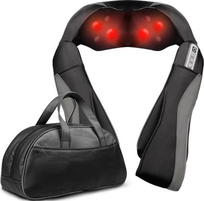 China 3D Body Neck and Shoulder and Back Massager Portable Shiatsu Body Massager with Heating Home Massager for sale