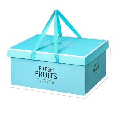 China Recyclable Famous Luxury Paper Cardboard Brand Tea Box Color Printing Fruit Packaging Gift Box Food Grade for sale