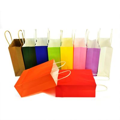 China Recyclable Shengting Backing Up Kraft Paper Bag High End Kraft Paper Bag With Ribbon Handles Company Logo Foil Laminated Kraft Paper Bag for sale