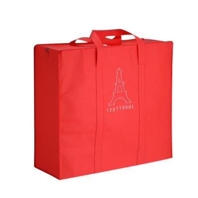 China Non Handled Reusable Woven Fabric Ecobag Tote Shopping Handle Bag With Custom Printed Logo for sale