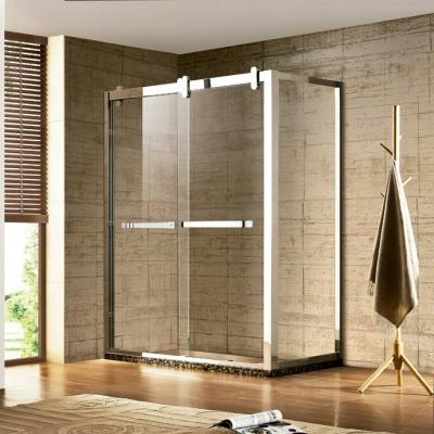 Cina Factory Direct Sale Rectangle Shower Room Bathroom Free Standing Glass Sliding Shower Cabin in vendita