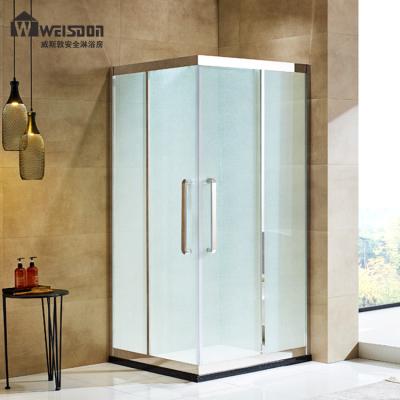 Cina Modern Design Square Shower Room Simple Sliding Square Shower Enclosure in vendita