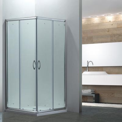 China Cheap Price Modern Square Shower Room Bathroom Sliding 6mmTempered Glass for sale