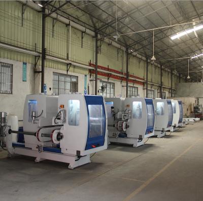 China Factory Double End Tenoner for Cutting Door and Cement Panel Cutting Machine with Sawing, Double End Cutting Machine for sale