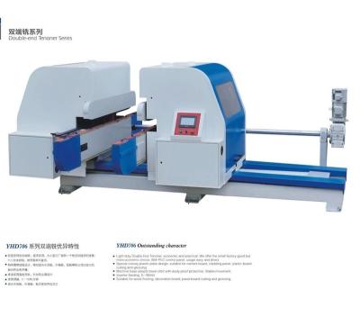 China Factory woodworking machinery for door+cement board+panel cutting end double tenoer for sale