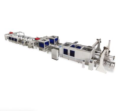 China Factory Door Cut Sizing + Dark Edging + Door Lock and Hinge Making Machine Automatic Door Production Line for sale