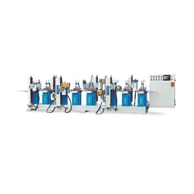 China Factory automatic door frame+door line+ photo frame profile linear sander sanding machine for sale