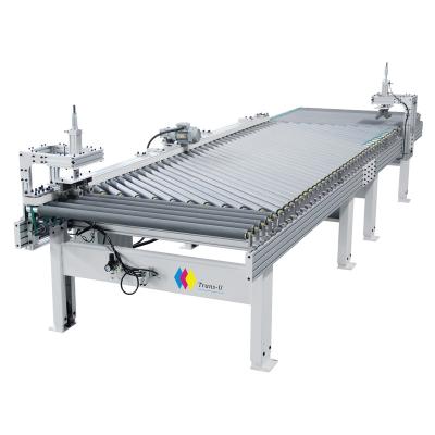 China Wood Piece Surface Protected High Efficient Chain And Conveyor Table Roller Type Automatic Edging Machine Production for sale