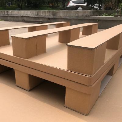 China 1 Ton Loading Capacity Double Faced Folding Honeycomb Cardboard Paper Pallet for sale