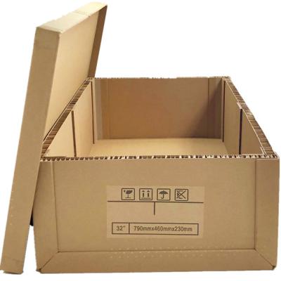 China Anti-Bending Honeycomb Export Cartons Corrugated Honeycomb Shipping Cardboard Packing Box for sale