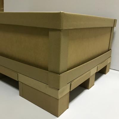 China Disposable Paper Honeycomb Pallet Honeycomb Panel Corrugated Cardboard Box for sale