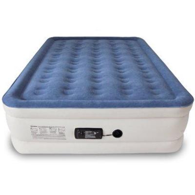 China Fashion PVC Built-in Compressor Inflatable Bed Twin Size Indoor Bed Used 2021 for sale