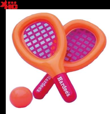 China PVC Inflatable Pool Toys Air Tennis Racket Toy For Beach Game for sale