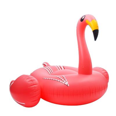 China 2021 Water Entertainment Floating Water Float Toy PVC Inflatable Toy Large Flamingo Rider For Adult for sale