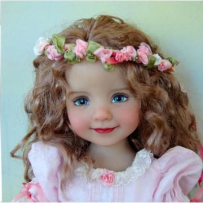 China Gifts Wholesale Lovely Vinyl PVC Baby Dolls With Bling Eye For Kids for sale