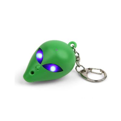 China 3D Green Alien 3D PVC Key Chain for sale