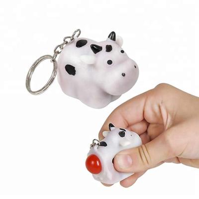 China DIY Toy Promotion 3D Scare PVC Key Chain With Sound Crapped Key Chain for sale