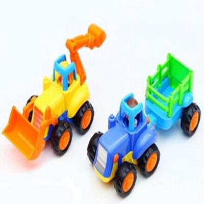 China Kids Toy Top Quality Mini Cartoon Car Airplane Truck Classic Toys Plastic Material Truck Cars Toys For Kids Birthday Gifts for sale