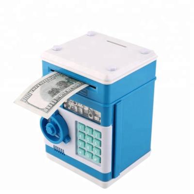 China Eco - Friendly Material Kids Plastic Money Bank With Lock As Birthday Gift for sale