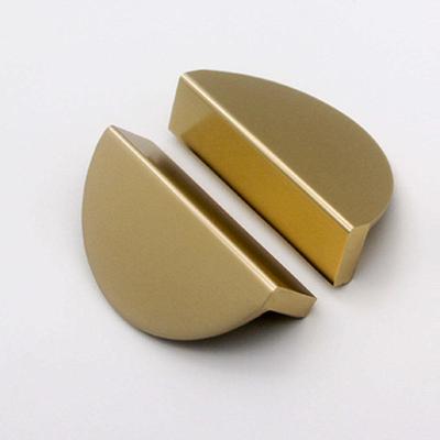 China Modern Minimalist Aluminum Drawer Handle Gold Decorative Cabinet Door Handle and Wardrobe Door Handle for sale