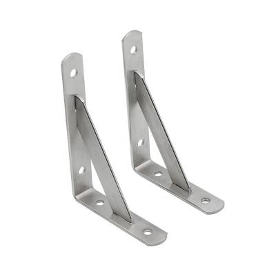 China SS304 Furniture Support Shelves Triangle Shelf Bracket Hanging Shelf Bracket for sale