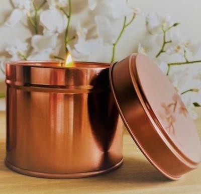 China Gift & Craft Factory competitive price empty tin cans for candle leak proof seamed base tin can for candle making for sale