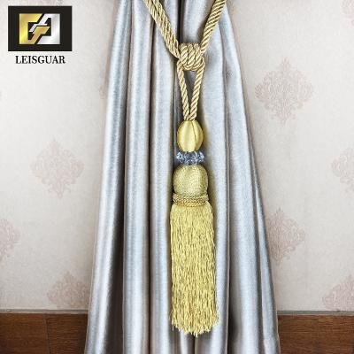 China Convenient to use ... durable home main curtain rayon textile ribbon tie back tassel tieback popular loop for sale