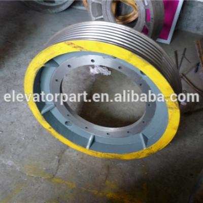 China elevator traction sheave 710*6/7*12/14 for Mitsubishi elevator 710*6/7*12/14 for sale