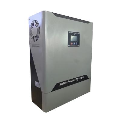 China Solar Power System Home 3kw 5kw 6kw 12v/24v/48v Off Grid Solar Hybrid Inverter 60A Built In MPPT Controller for sale