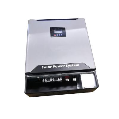 China Battery Minus 5KW Mppt Hybrid Solar Inverter With Built-in 60A MPPT Controller 100*300*440 for sale