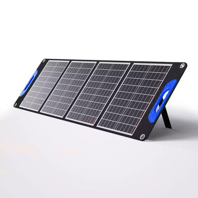 China Oxford Cloth ABS ETFE Portable Solar Panel For Power Station Foldable PERC Cell Charger With USB Products Mono PV Solar Modules Battery Manufacturers for sale