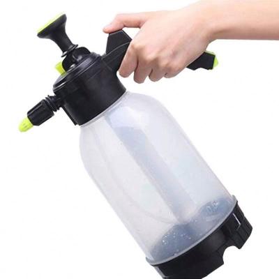 China Flowers/Plant Mr. Transparent 2 Liter Water Bottle Sprayer With Adjustable Air Pressure Nozzle For Garden Plant Flower Irrigation for sale