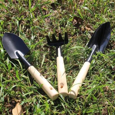 China 3 Pieces Mini Work Yard Gardening Tool Kit For Kids Plant Garden Tool Kit for sale