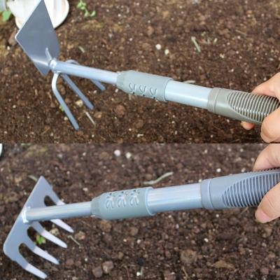 China Garden 3 Pcs Big Garden Tools Garden Shovel Hoe And Rake Gardening Tool Kit for sale