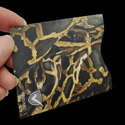 China Silver Color Aluminum Foil Waterproof / Waterproof Peep Cost Available Free Sample RFID Blocking Sleeve for sale