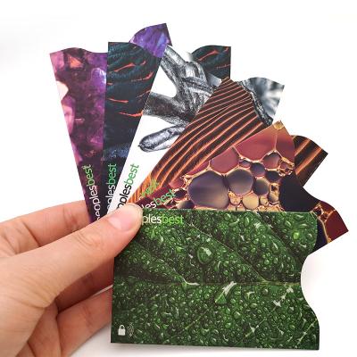 China Creativity Customized Waterproof/Waterproof Identity Theft Protection Safe Sleeves For Credit Cards RFID Blocking Sleeves for sale