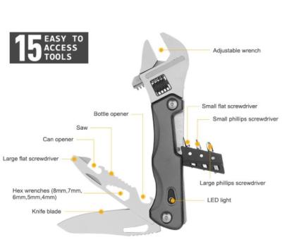 China Multi Claw Hammer Ax Newcomer Tool Combo Wrench With Light for sale