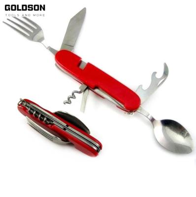 China Disposable Gift Promotional Multi Folding Camping Cutlery for sale