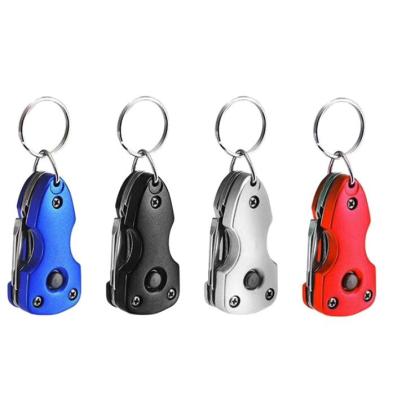 China Germany Style Led Pocket Key Chain Flashlight With 4 Accessories for sale