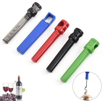 China Pen Shape Pen Shape Plastic Corkscrew Wine Opener for sale