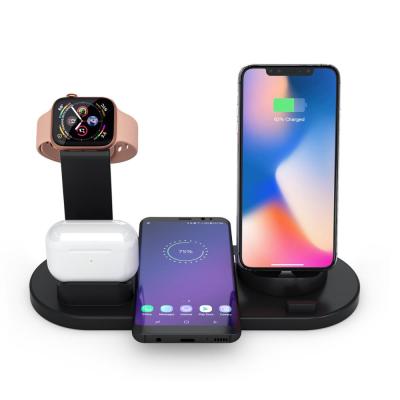 China Tablet New Arrivals 3in1 Mobile Phone Charger Fast Wireless Charger and Stand For Apple Watch Charger for sale