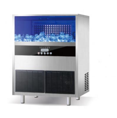 China Bakery Automatic Commercial Ice Maker 120kg Visible Ice Cube Maker With Water Dispenser Bar Beverage Business 126 Supply Ice (7x18) for sale