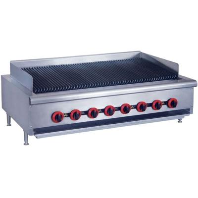 China Easily Assembled Char Grill BBQ Grill With Lpg Side Or Natural Gas Burner With Char Broiler Grill for sale