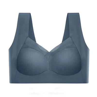 China Wireless Beha Bralette Tube Bra Women V-Neck Bra Shield Silk One Piece Chest Bra Fixed Preservative Wrap QUICK DRY Daily for sale